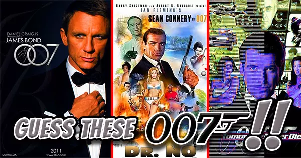 Many People Are Unable To Identify These James Bond Films Based On A Single Photograph. Can You Do It?