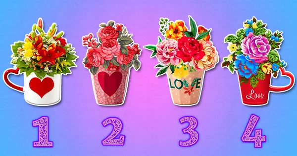 Build A Flowers Cup And We Tell You Where You Will Have A Honeymoon!
