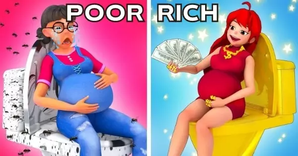 Voc&ecirc; Ser&aacute; Uma Gr&aacute;vida Rica Ou Uma Gr&aacute;vida Pobre!?