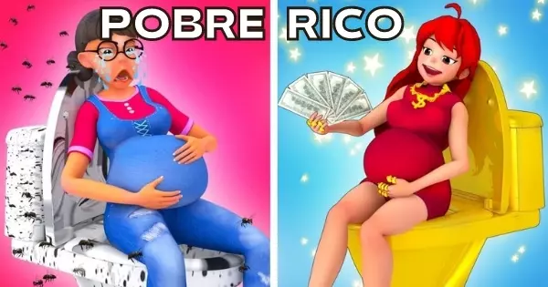 &iquest;Ser&aacute;s una embarazada rica o una pobre?