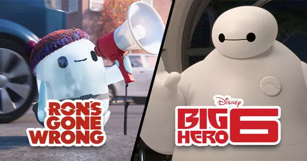 Is Your Robot Friend The Baymax In The Big Hero 6 Or The Ron In The Ron's Gone Wrong?
