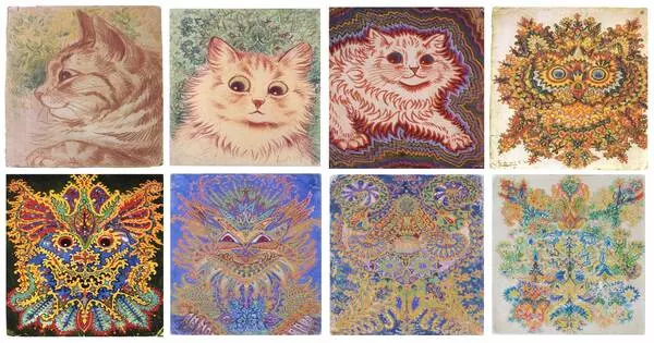 Which Cat Drawn By Louis Wain Is Most Similar To Your Pet Cat?