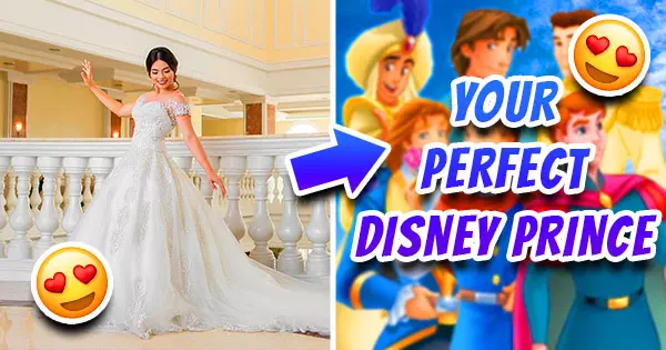 We'll Give You The Perfect Disney Prince Husband If You Design Your Own Wedding Gown.
