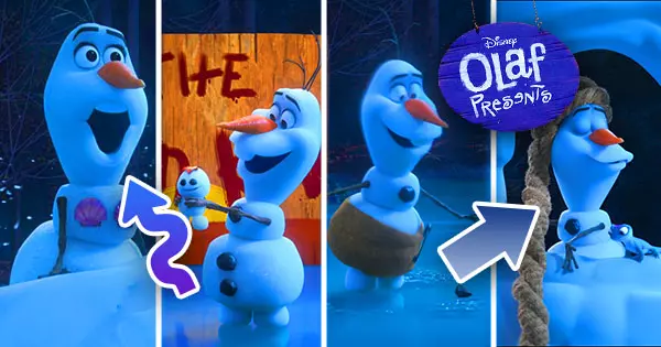 Guess Which Disney Animated Movie Olaf Is Imitating In Olaf Presents!