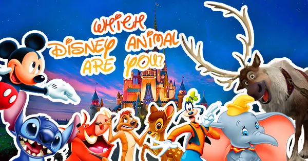 It's Time To Find Out Which Animated Animal You'd Be If You Were A Disney Character.