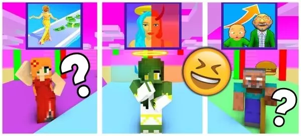 Find Out How You Will Be In The Future According To The Path You Choose In Minecraft Destiny Run Challenge.