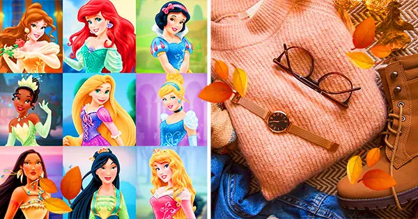 ディズニープリンセスごとにこれらの秋の衣装をどのようにスタイリングするかに基づいて、君が何歳であるかを正確に知っています
