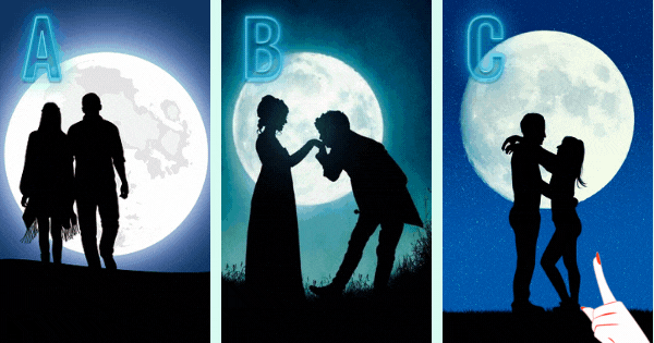 Qual casal Est&aacute; Mais Feliz Na Frente Da Lua? Adivinhe e Descubra o Futuro do Seu Relacionamento.