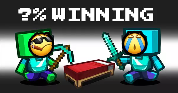 Test Your Winning Rate Of The Minecraft Bed Wars Mod In Among Us