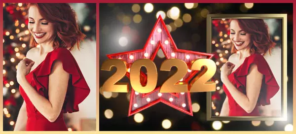 🎊 Das neue Jahr ist im Anmarsch! Komm und lade deine Fotos in diesen erstaunlichen 2022-Bilderrahmen hoch