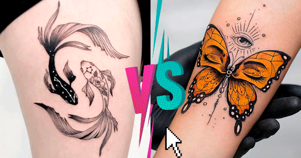 Quais As Duas Tattuagens Que Refletem Os Teus Dois Lados?