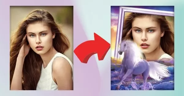 Click To Create Your Ambitious Sea Photo. The Horse Is Running For New Life!