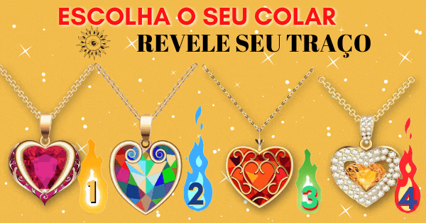 Vote No Colar De Pedras Mais Bonito E Descubra Seu Tra&ccedil;o De Personalidade Mais Precioso