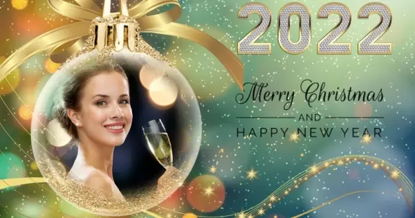 Wow! Dein wundersch&ouml;nes Gesicht in einem fabelhaften Neujahrsornament? Klicke zum Erstellen!