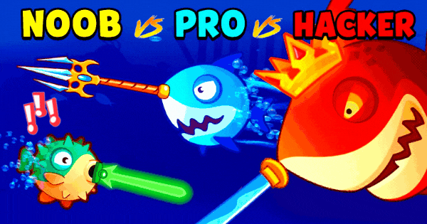 Are You Noob, Pro Or Hacker On Fish.IO? Choose Your Favorite Fish Color To Find Out!