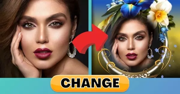 Upload Your Fairest Face In This Flower Mirror. Create Now!