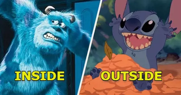 Which Disney/Pixar Character Are You On The Inside And Which On The Outside? Let's Find Out!