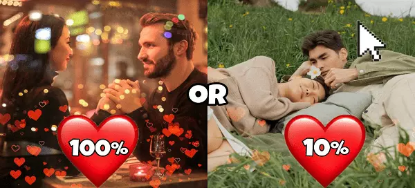 Plane dein perfektes Date f&uuml;r diesen Valentinstag, um dein Romantik-Level zu offenbaren