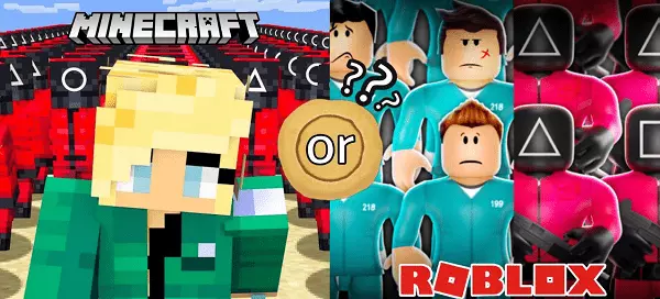 Would You Win Minecraft Squid Game, Roblox Squid Game Or Something Else?