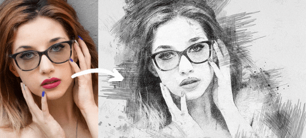 Transformez Votre Photo En Un Croquis Au Crayon Photoshop, T&eacute;l&eacute;chargement Gratuit !