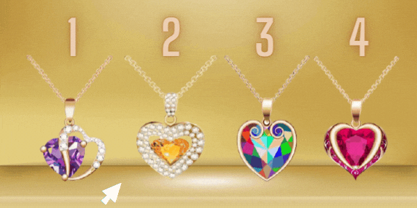 The Heart Necklace You Choose Reveals A Beautiful Thing Will Happen In Your Love Life!
