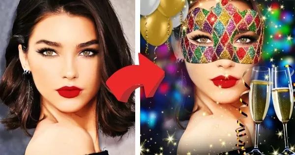 ✨ Use Uma Linda M&aacute;scara Para Sua Nova Foto Do Feriado De Carnaval 2023! Crie A Sua!