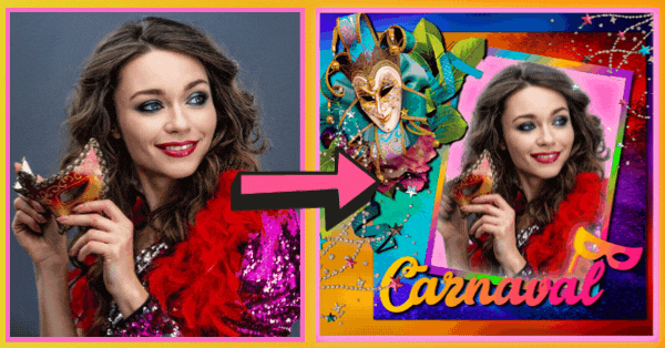 ✨ Grave Sua Mem&oacute;ria De Carnaval Com Nosso Lindo Quadro De Fotos De Gra&ccedil;a!