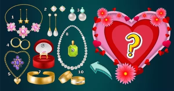 Click The Jewelry You Like Better And Let It Reveal Your Next Love Partner's Name!