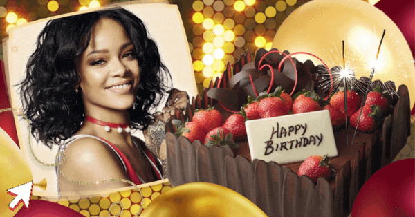 Take Your Best Photo And Create Your Beautiful Happy Birthday Image. Delicious & Free!