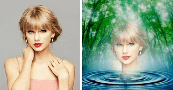 Create Your Tranquil Water Splash Photo Now For Free! Nice Forest Pic!