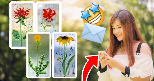 Which Fused Glass Flower Do You Like? Pick And Test What Message You'll Receive Next Week!