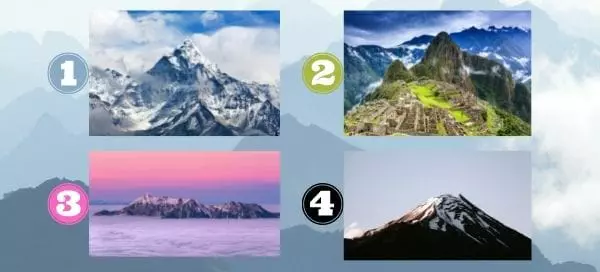 Discover What Is Hidden In Your Subconscious By Choosing One Of These Mountains!