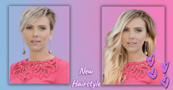 Se dig selv med nye frisurer! Find dit n&aelig;ste look med denne GRATIS fotoeffekt!