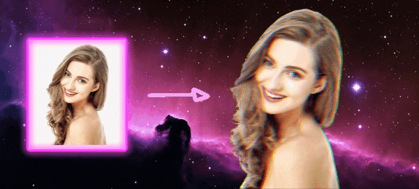 💫 See Your Mysterious Picture In The Purple Nebula