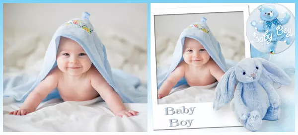 Ajoutez Votre B&eacute;b&eacute; Gar&ccedil;on Dans Cet Adorable Album!