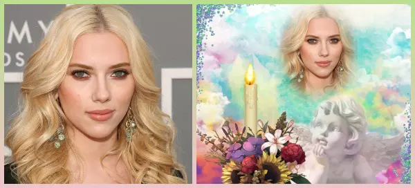 Voyez Vos Superbes Photos Entour&eacute;es De L'ange Et Des Fleurs.