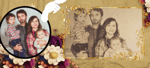 📹 Sua Foto De Fam&iacute;lia Se Torna Antiga Com Este Bonito Pano De Fundo - Experimente Agora!
