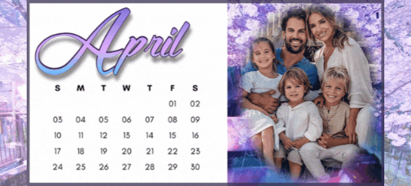 ❤️Family Is Everything So See Yours In This Awesome April Frame!
