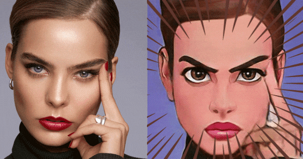 Your Comic Style Face, Like A Comic Book Hero