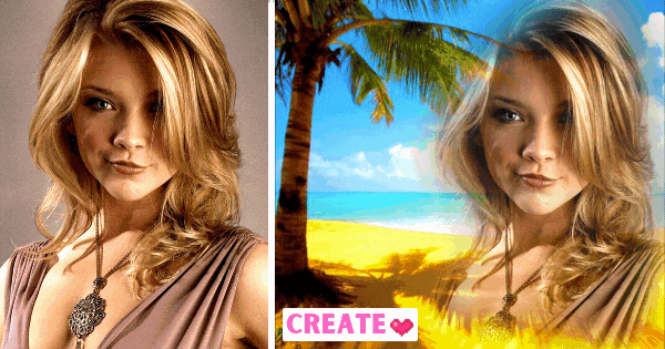 Moldura De Praia Gr&aacute;tis | Obtenha Sua Incr&iacute;vel Foto Do mar Tropical De Gra&ccedil;a!