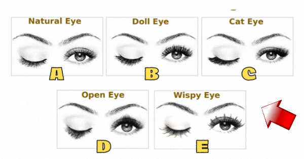 The Eyelash Extension You Choose Will Reveal An Aspect Of Your Personality