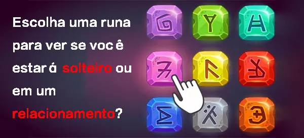 Escolha uma runa para ver se voc&ecirc; estar&aacute; solteiro ou em um relacionamento