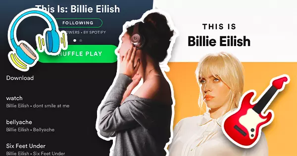Based On The Billie Eilish Playlist, We'll Suggest A "Happier Than Ever" Song For You To Listen To.