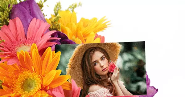 Flowers And Greeting Card For You
