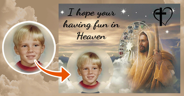 Show Love To Someone You Care Most In Heaven With This Photo