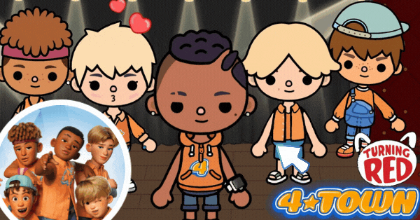 Quel Personnage Du Crossover Entre Turning Red 4★TOWN Et Toca Life World Es-Tu ?