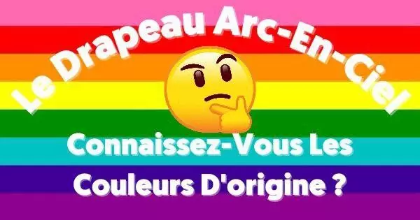 Je Suis Curieux de Savoir Si Vous Connaissez la Signification des Couleurs Originales du Drapeau Arc-En-Ciel.