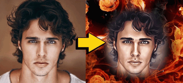 🔥ToonMe | See Yourself Surrounded By Epic Flames In This Amazing Fire Background