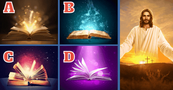 Jesus Has Written A Message For You! Choose One Magic Book To Read!