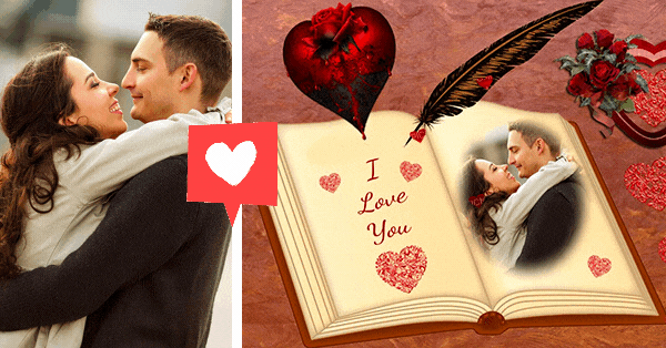 Add A Special Love Frame To Your Photo With Your Soulmate Here